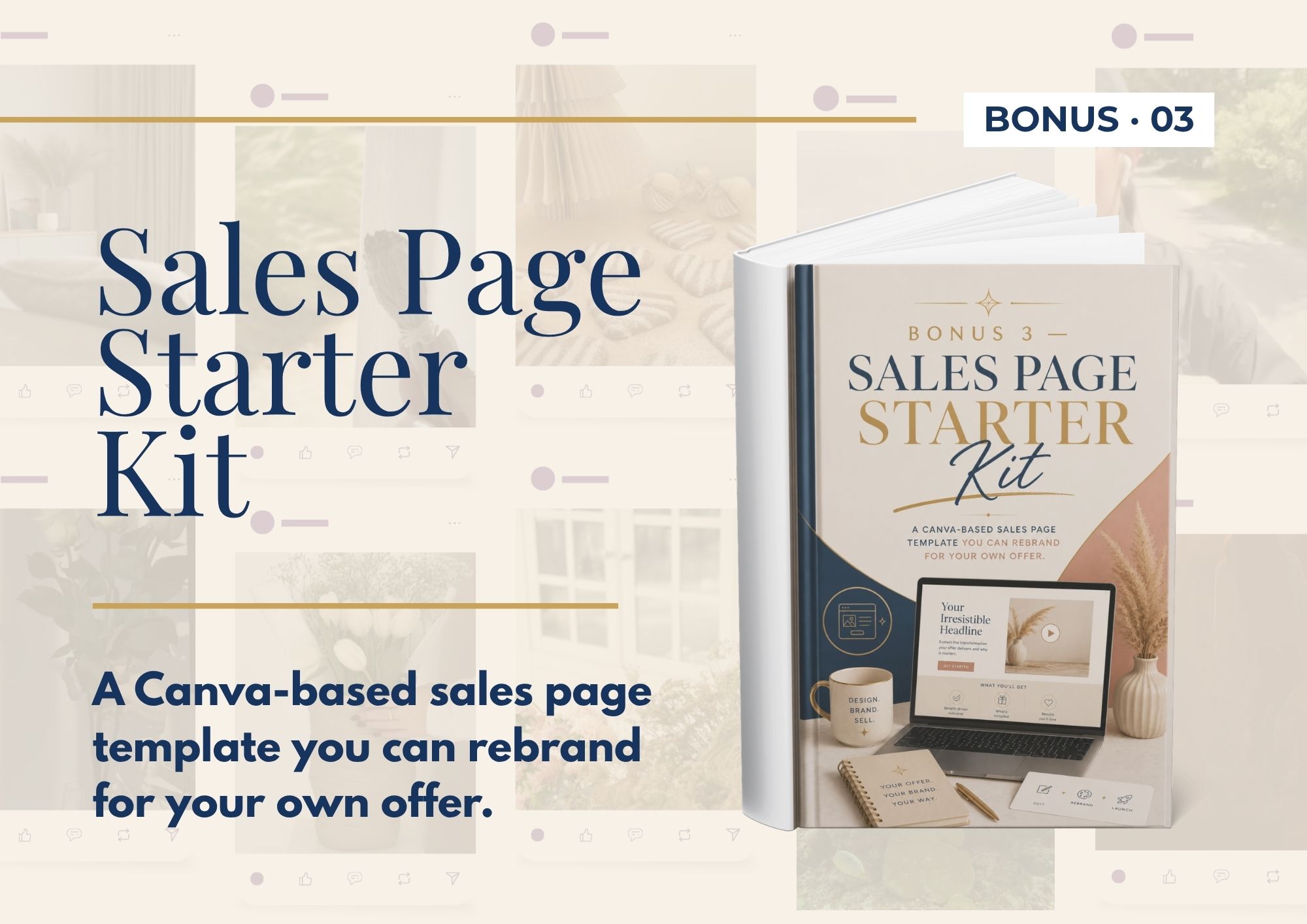 Sales page starter kit cover